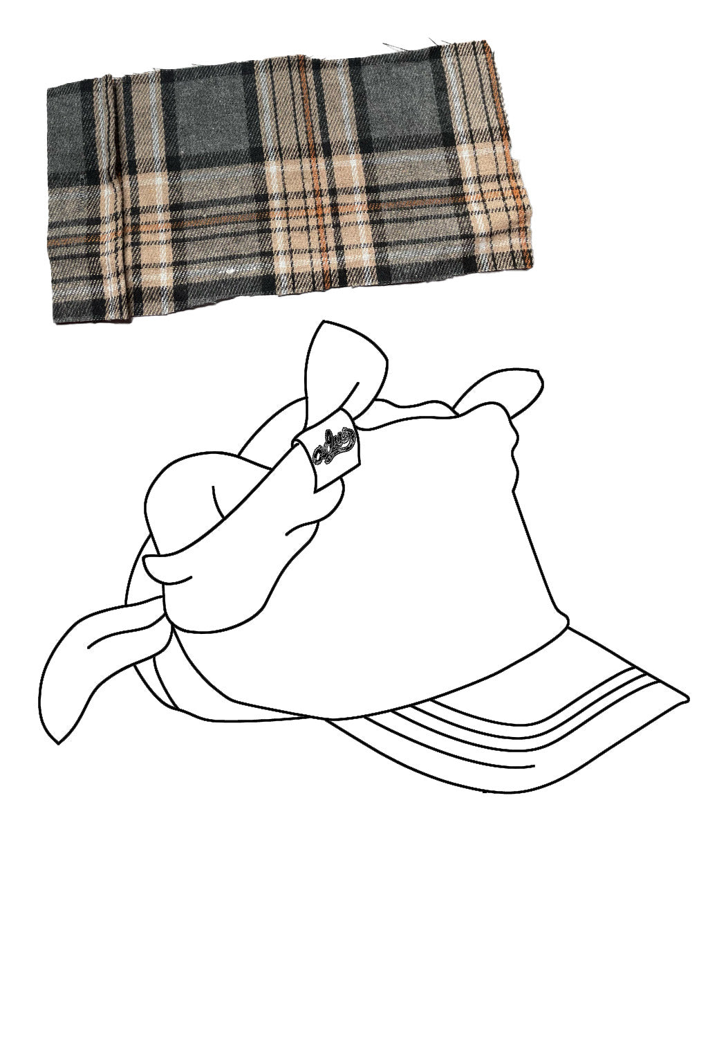 Tartan Knotted Cap (Pre-Order)