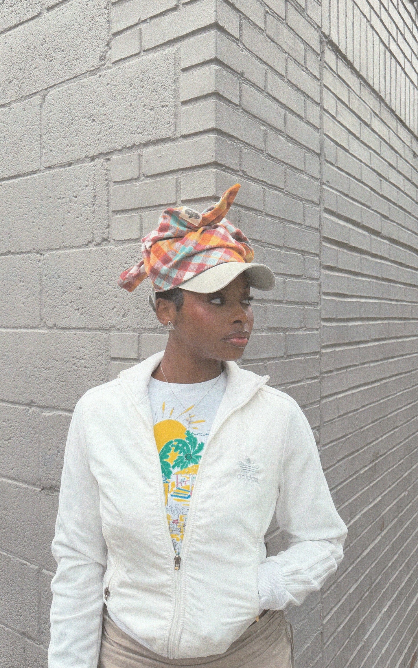 Tartan Knotted Cap (OB)