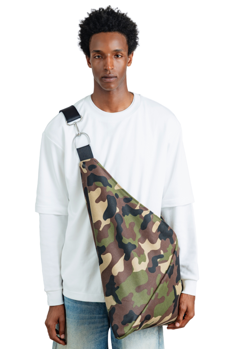 Waxed Camo Crossbody Gami