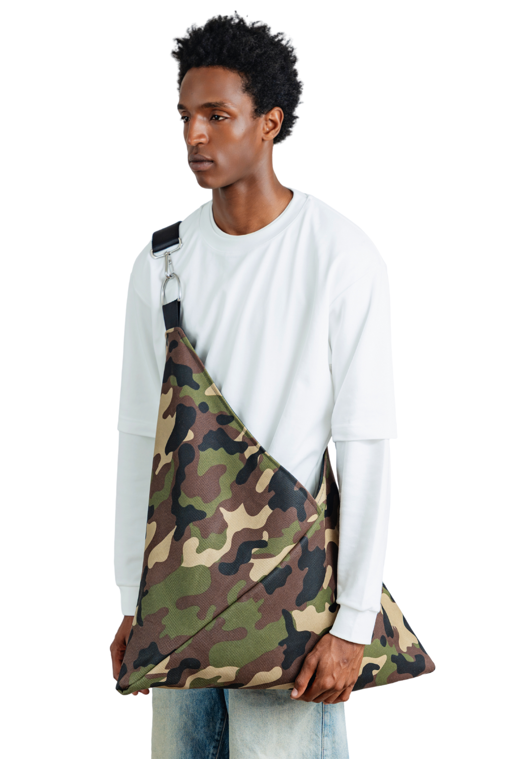 Waxed Camo Crossbody Gami