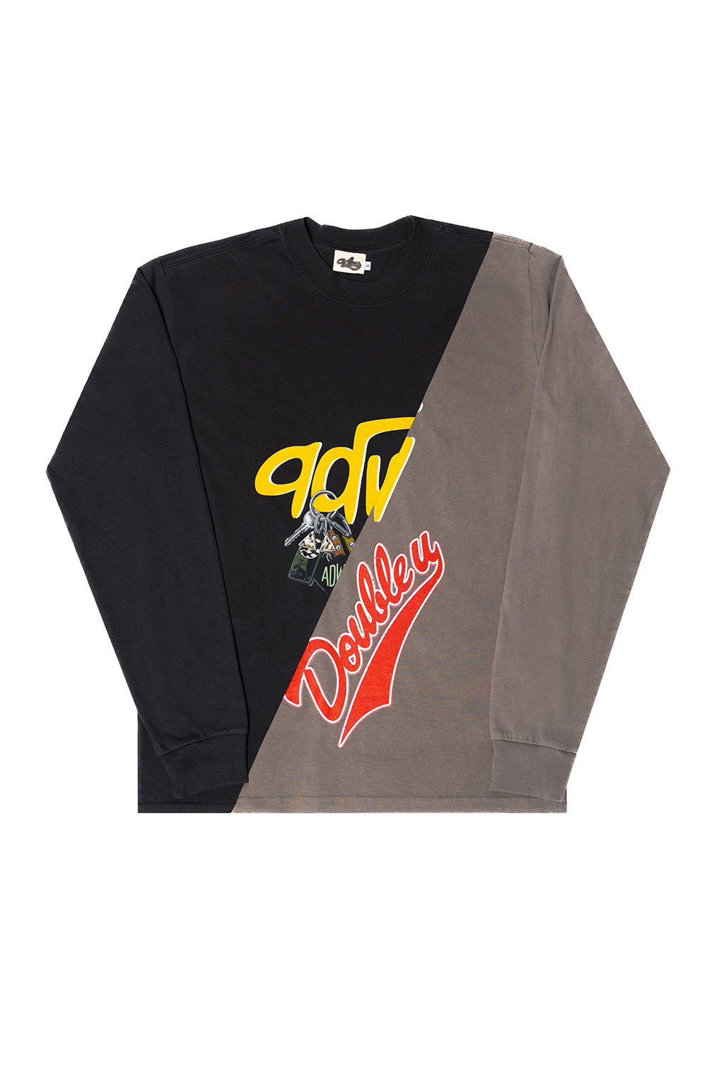Double Cut Faded LS T-Shirt