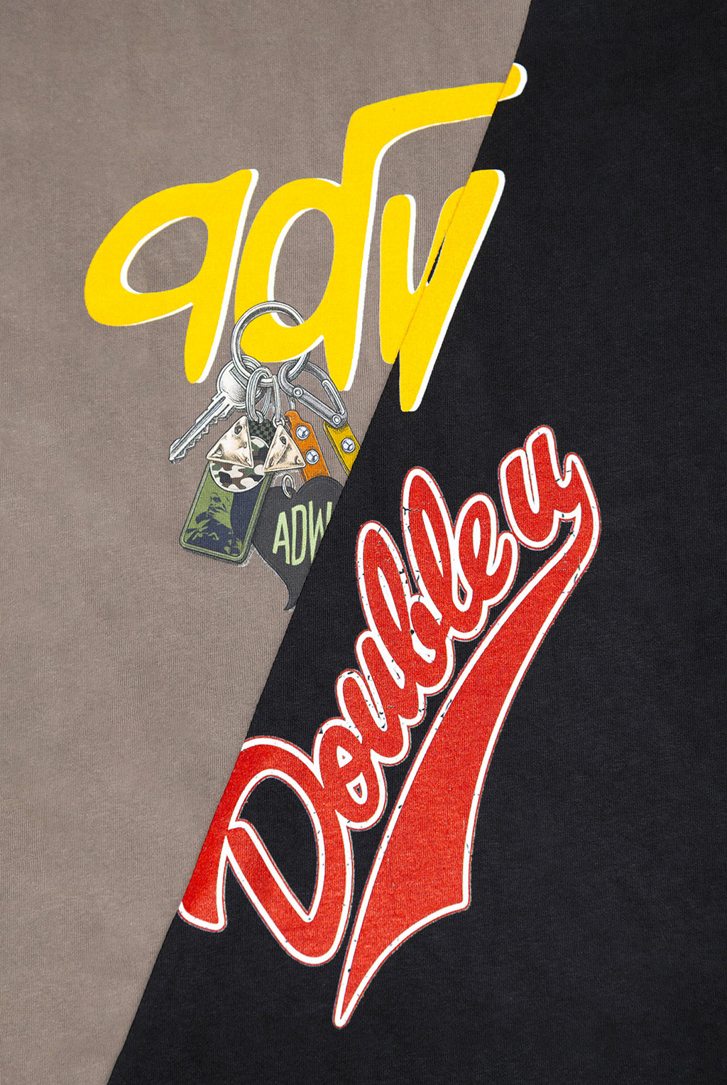 Double Cut Faded LS T-Shirt