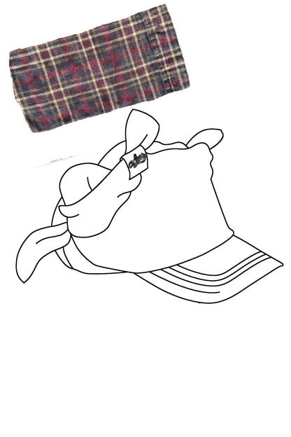 Tartan Knotted Cap (Pre-Order)