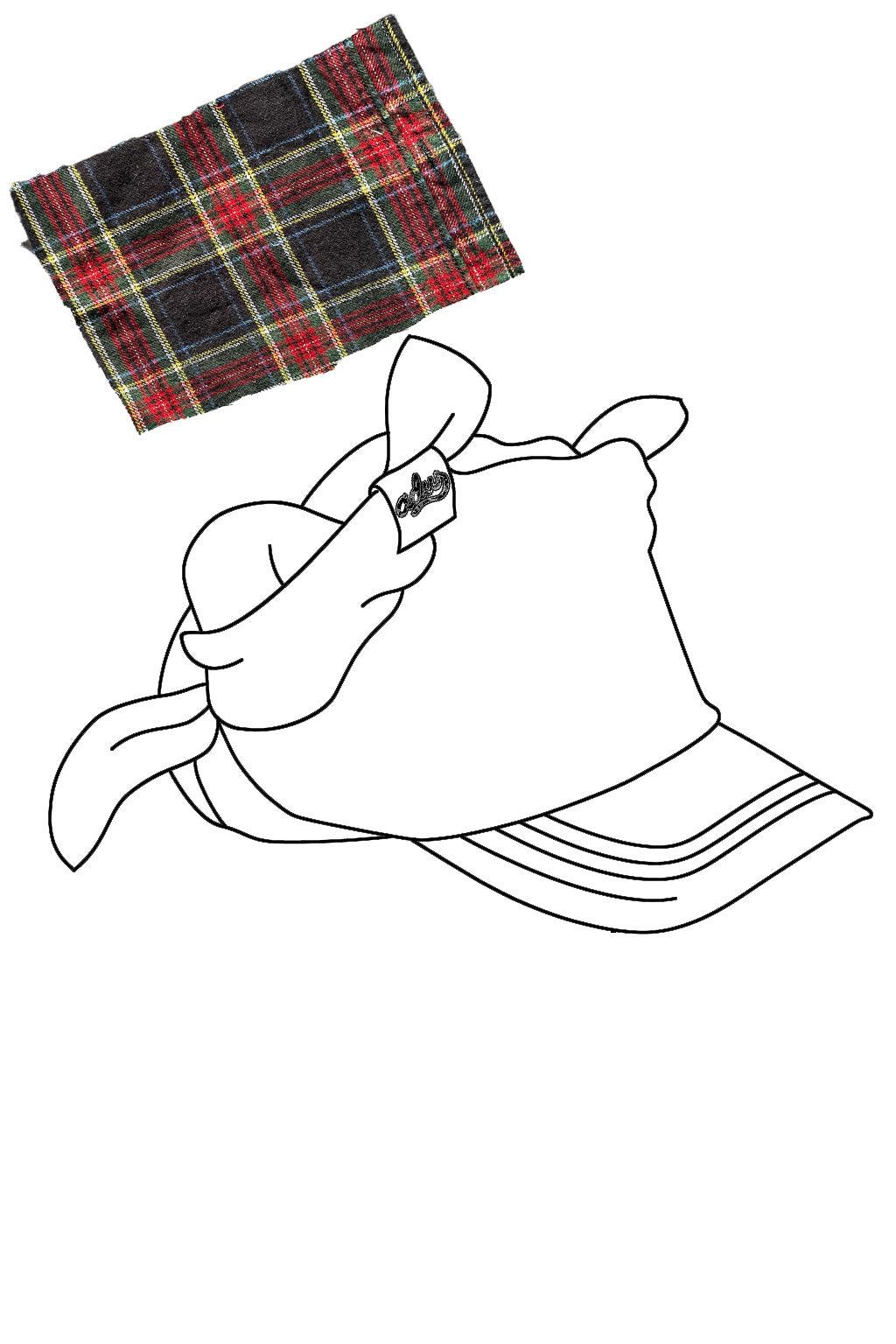 Tartan Knotted Cap (Pre-Order)