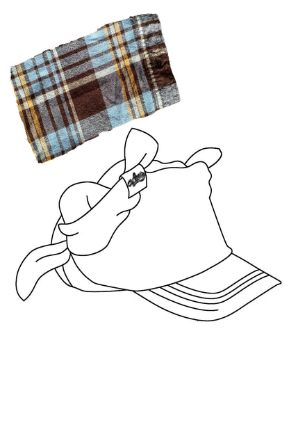 Tartan Knotted Cap (Pre-Order)