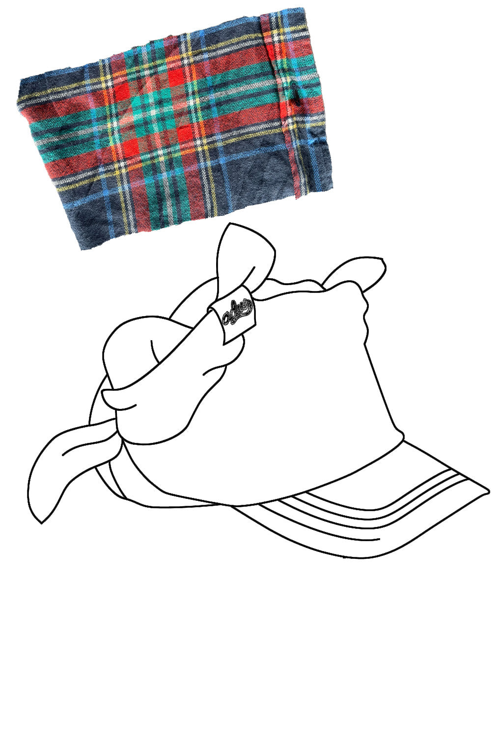 Tartan Knotted Cap (Pre-Order)