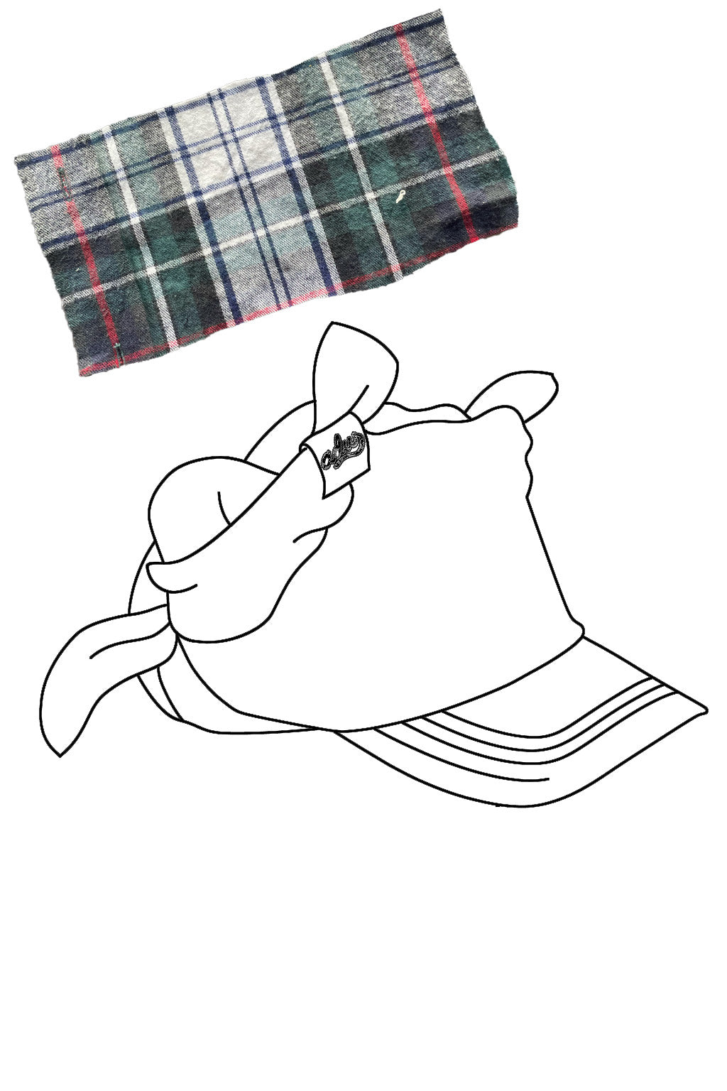 Tartan Knotted Cap (Pre-Order)