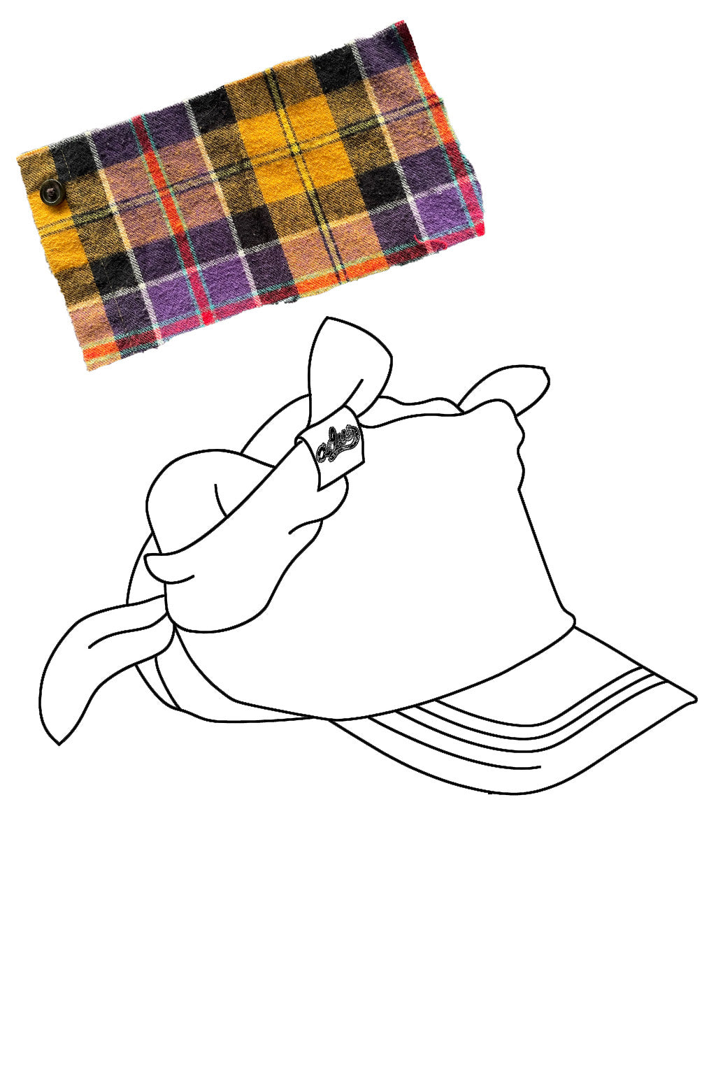 Tartan Knotted Cap (Pre-Order)