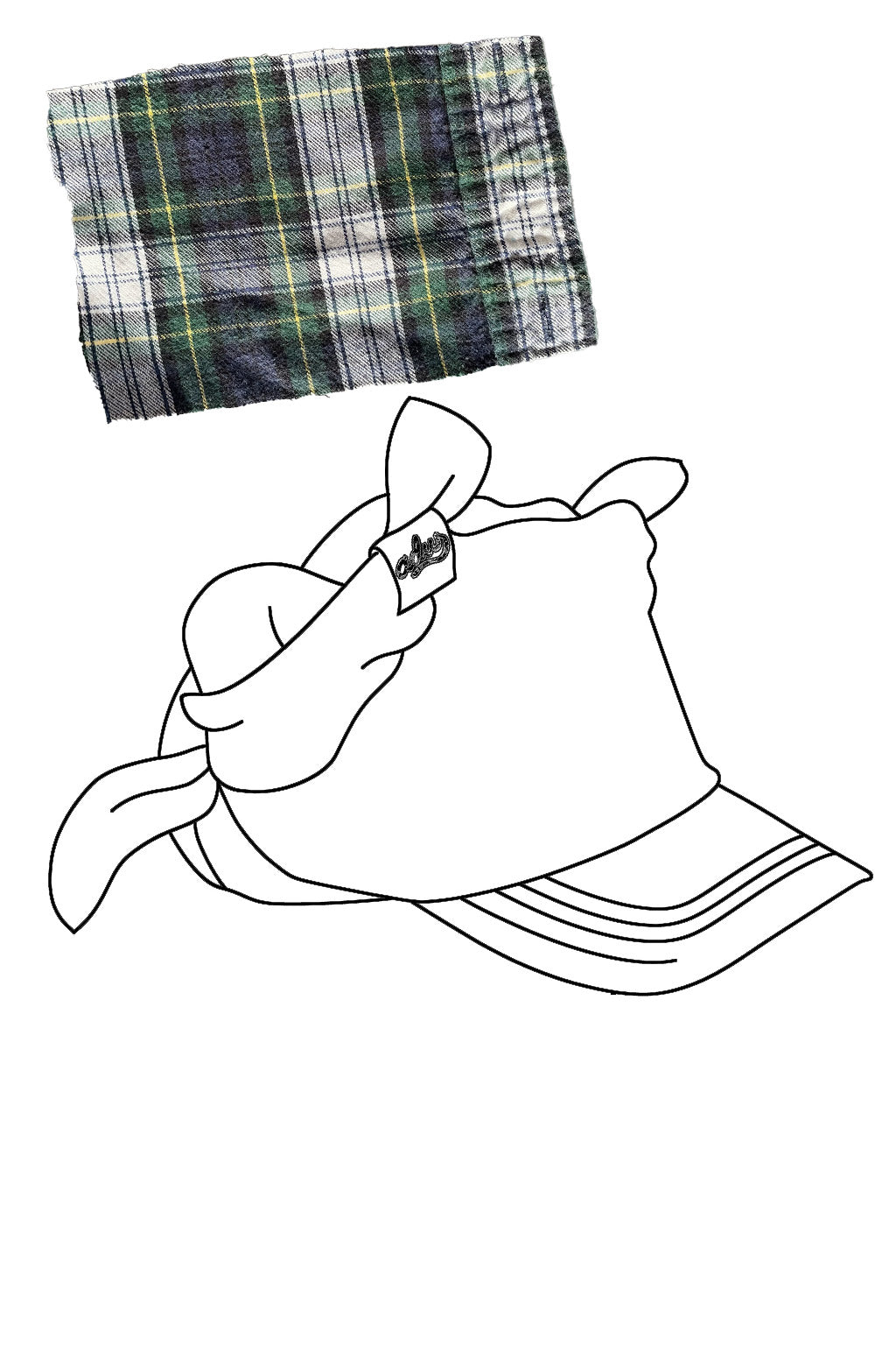 Tartan Knotted Cap (Pre-Order)