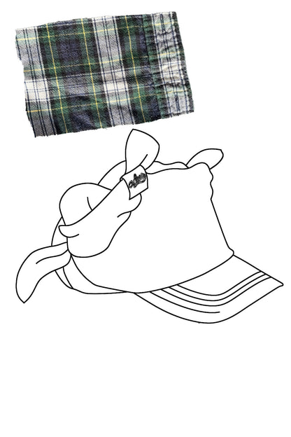 Tartan Knotted Cap (Pre-Order)