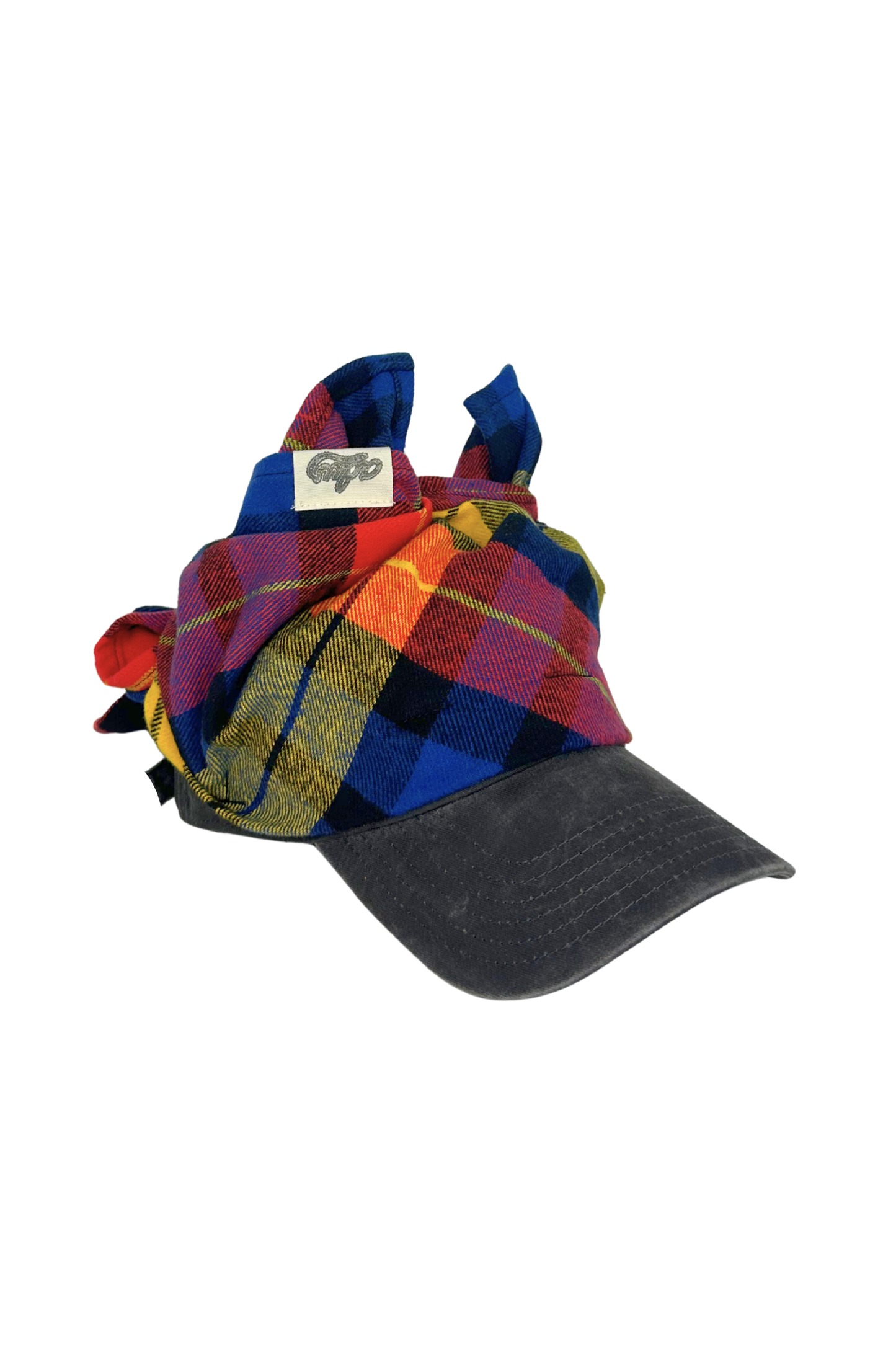 Tartan Knotted Cap (RYB) (Pre-Order)