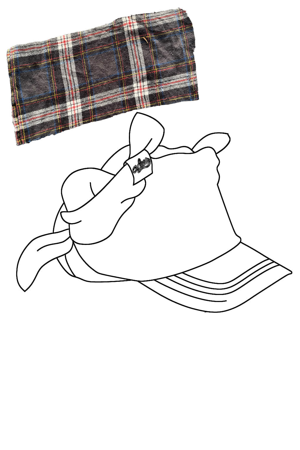 Tartan Knotted Cap (Pre-Order)