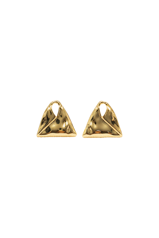 Gold Gami Earrings