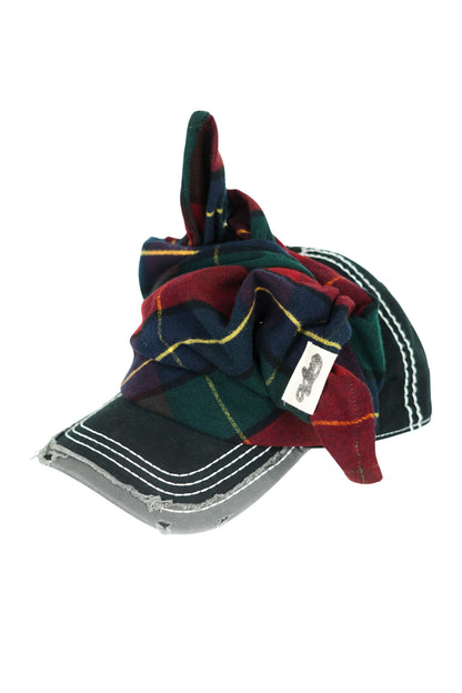 Tartan Knotted Cap