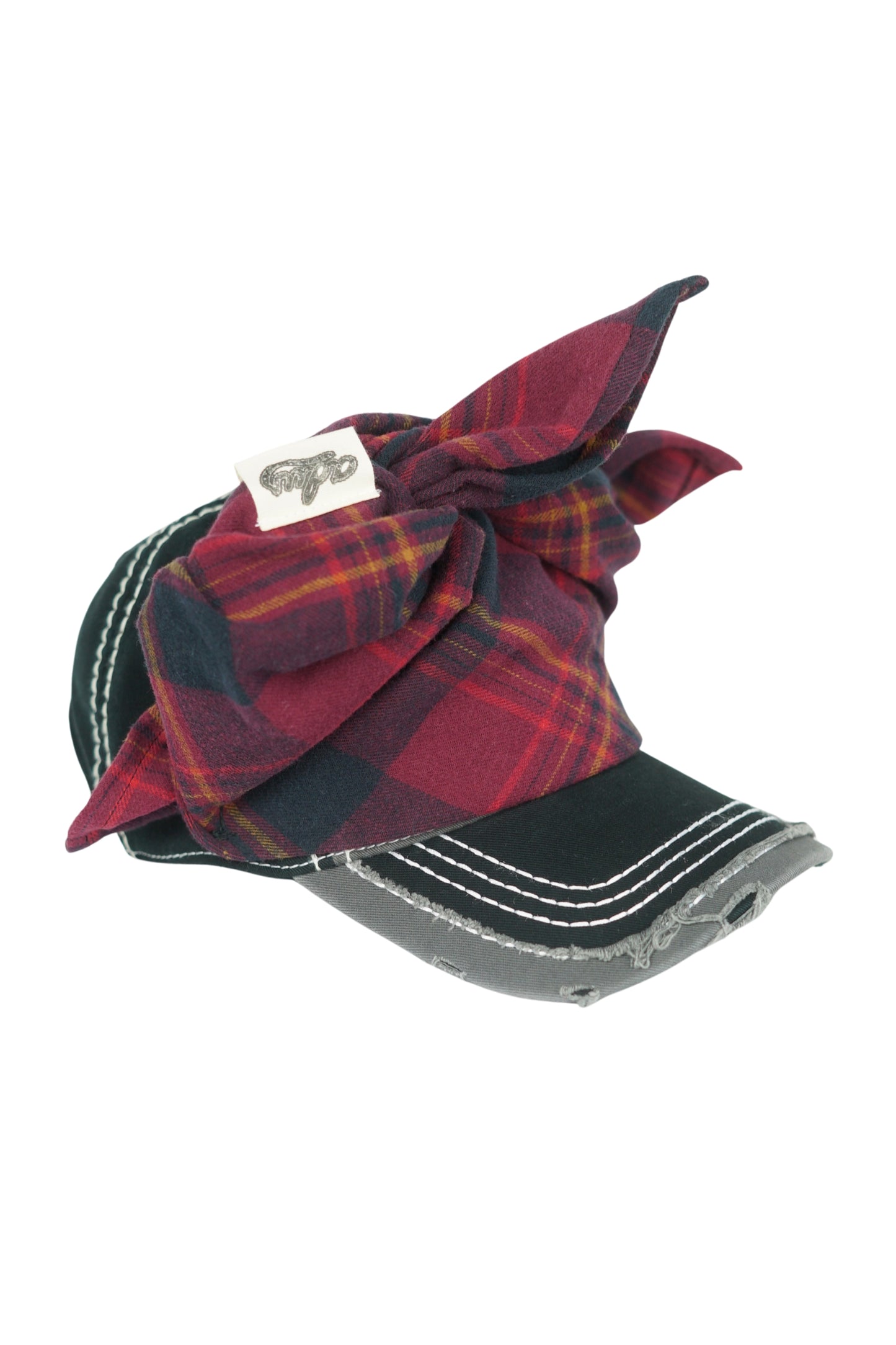 Tartan Knotted Cap