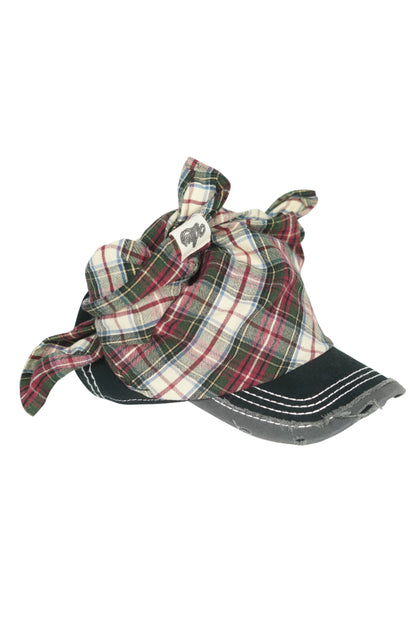 Tartan Knotted Cap