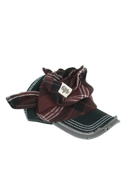 Tartan Knotted Cap