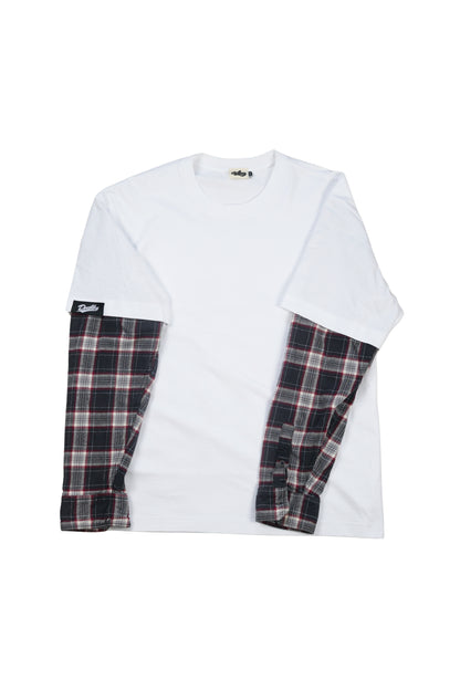 Tartan Layered LS T-Shirt
