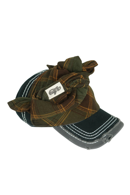 Tartan Knotted Cap