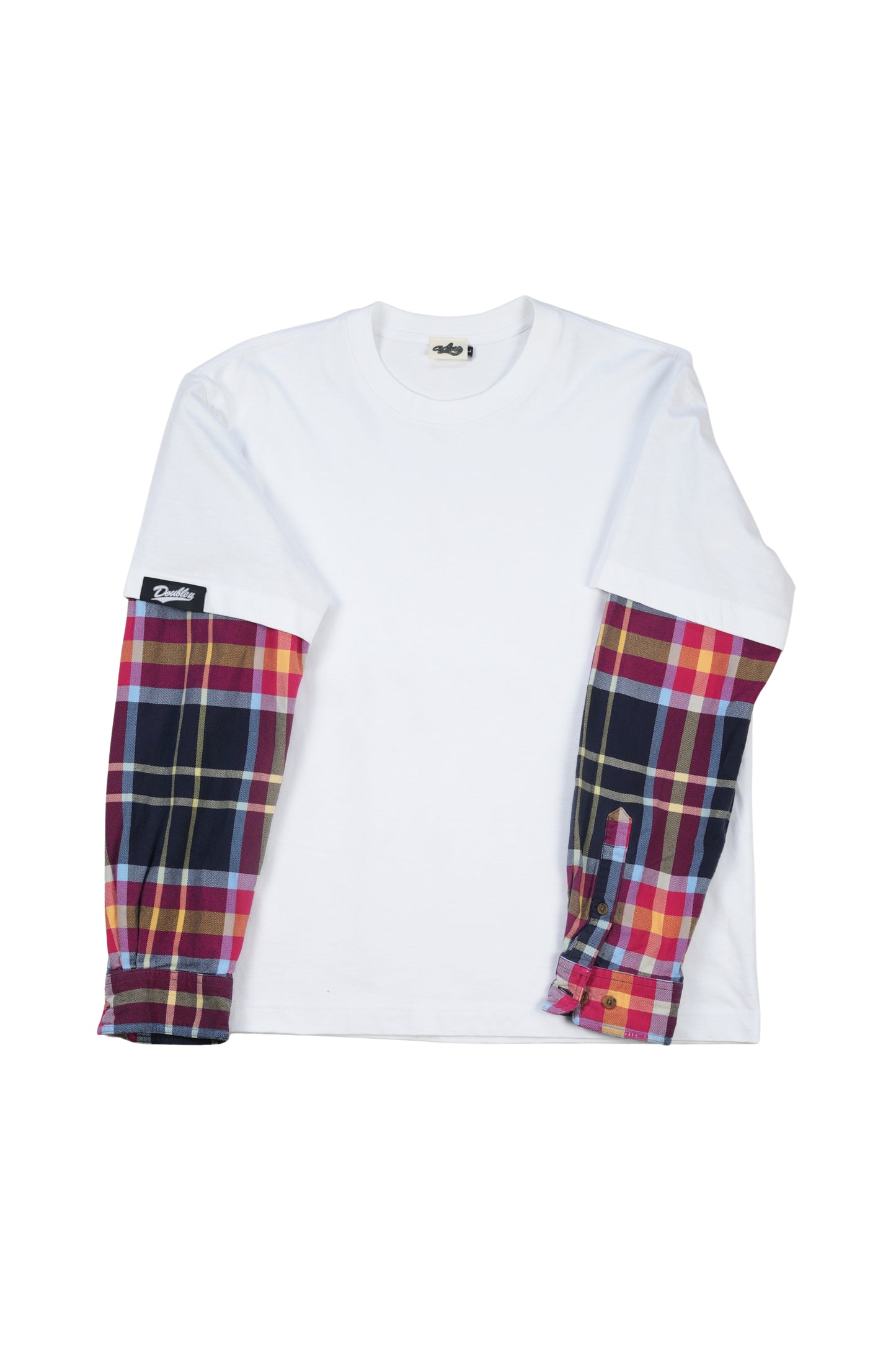 Tartan Layered LS T-Shirt