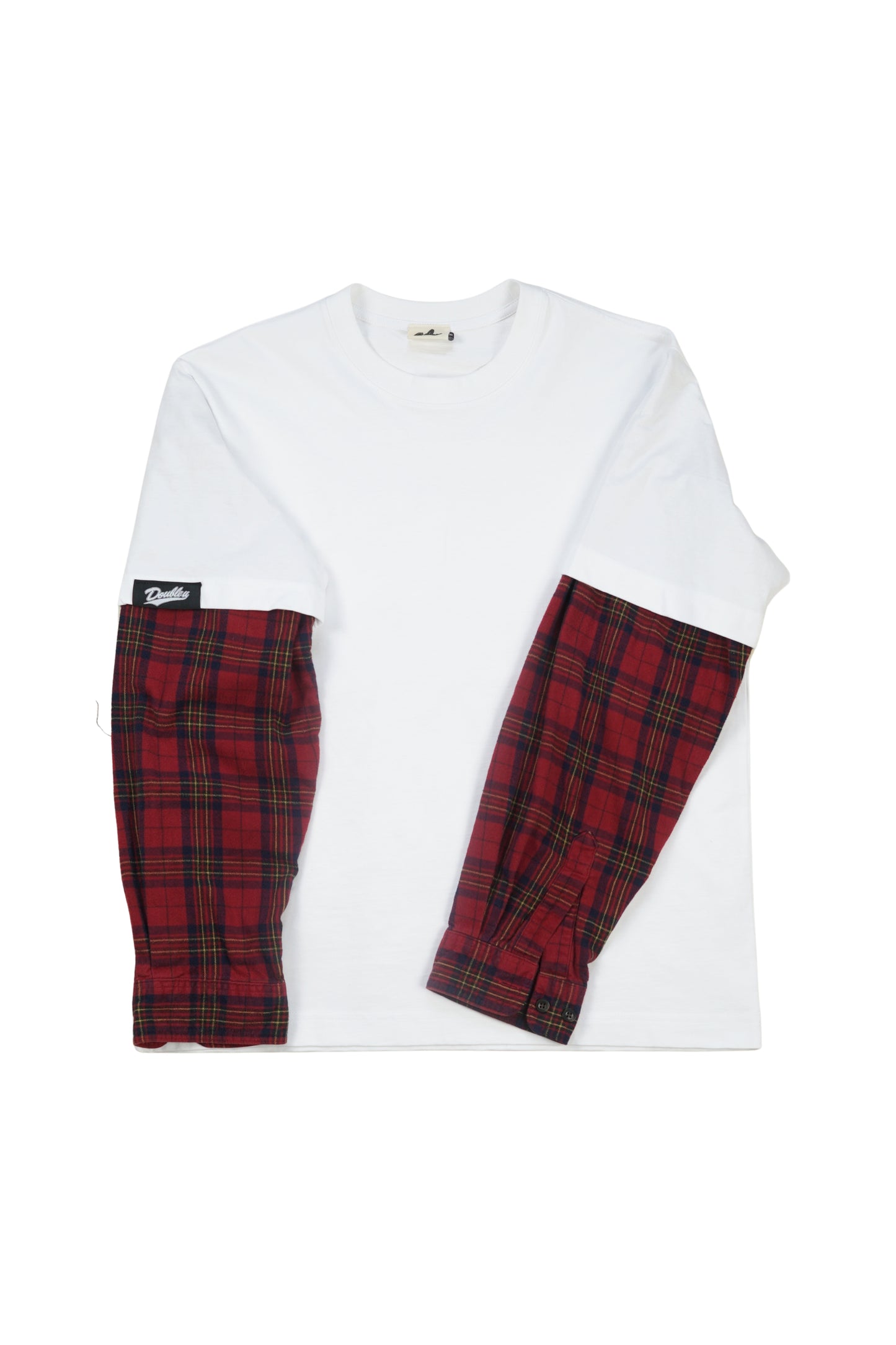 Tartan Layered LS T-Shirt