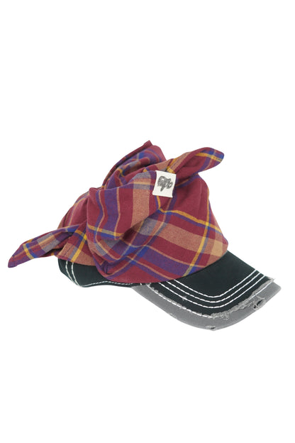 Tartan Knotted Cap