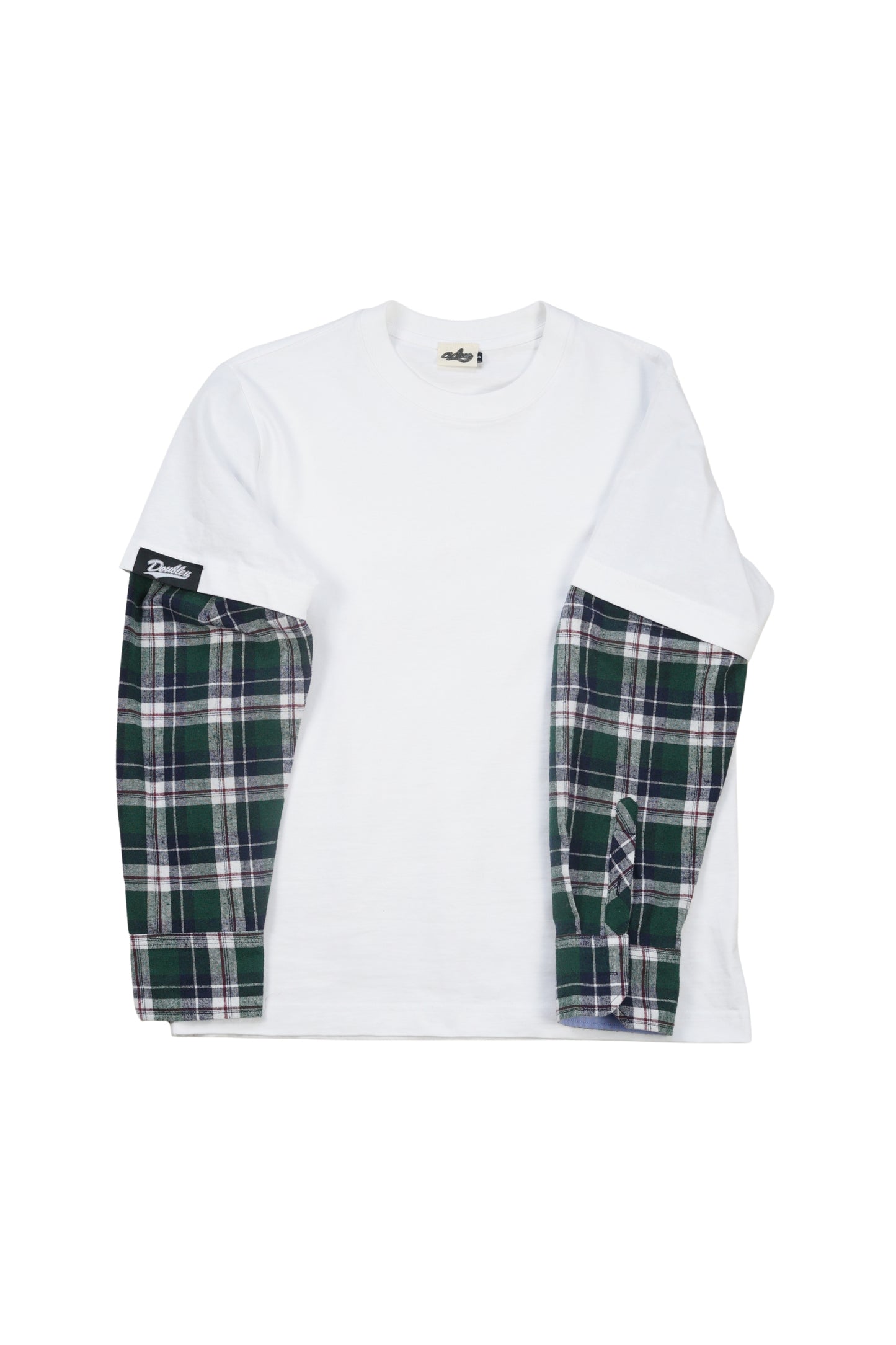 Tartan Layered LS T-Shirt