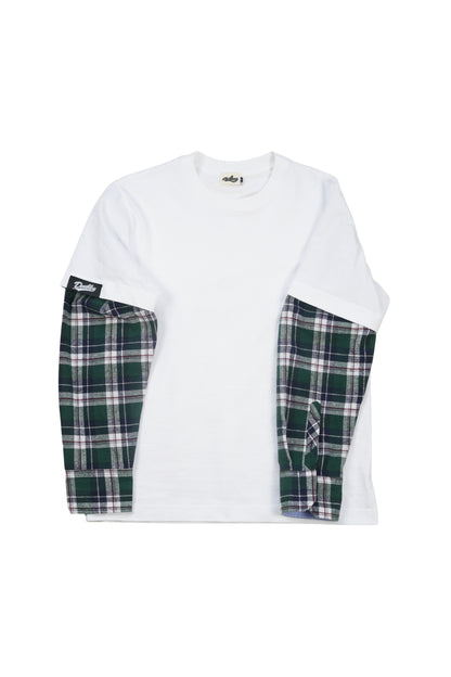Tartan Layered LS T-Shirt