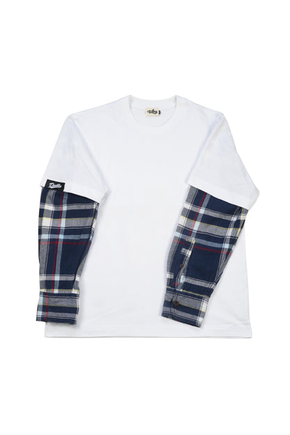 Tartan Layered LS T-Shirt