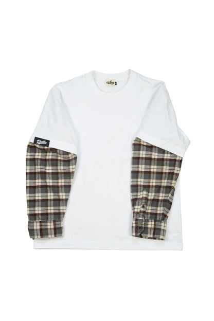 Tartan Layered LS T-Shirt