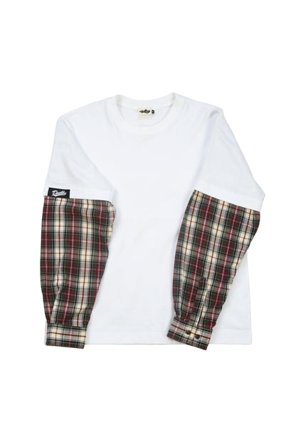 Tartan Layered LS T-Shirt
