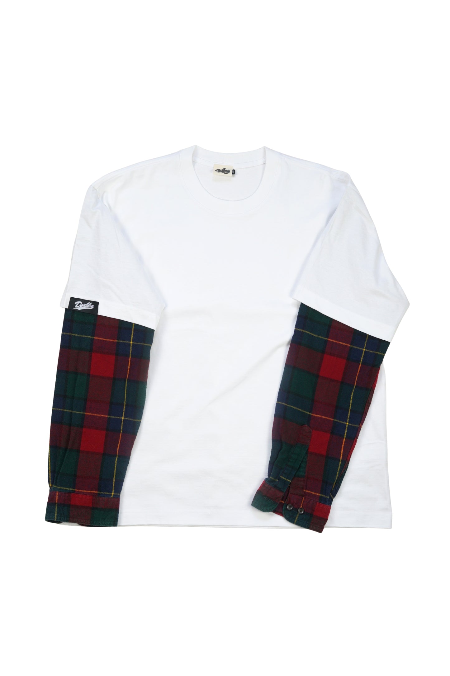 Tartan Layered LS T-Shirt