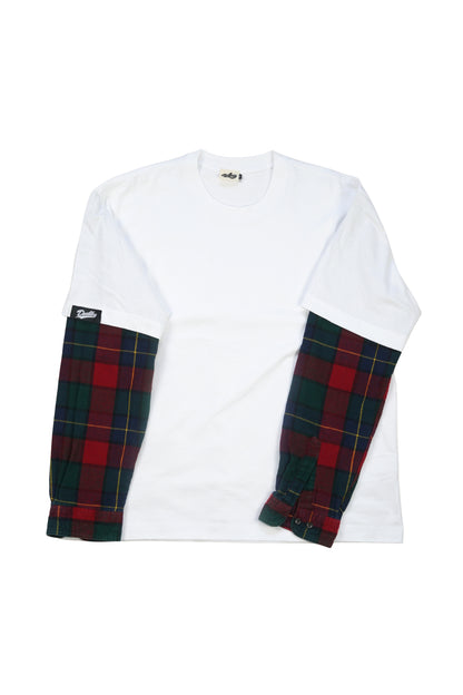 Tartan Layered LS T-Shirt