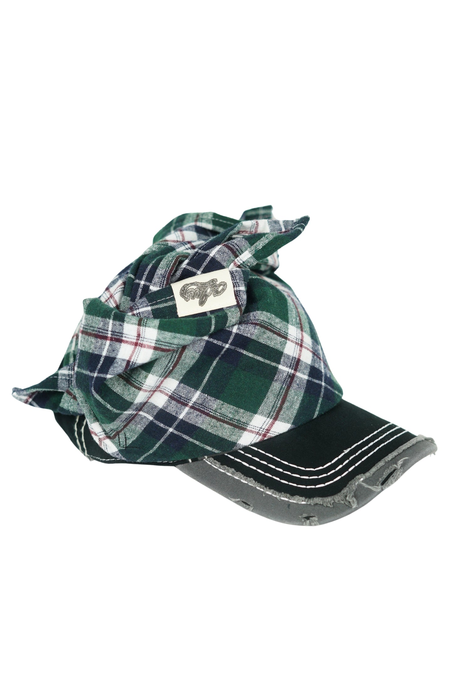 Tartan Knotted Cap