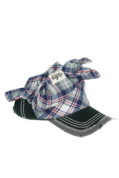 Tartan Knotted Cap