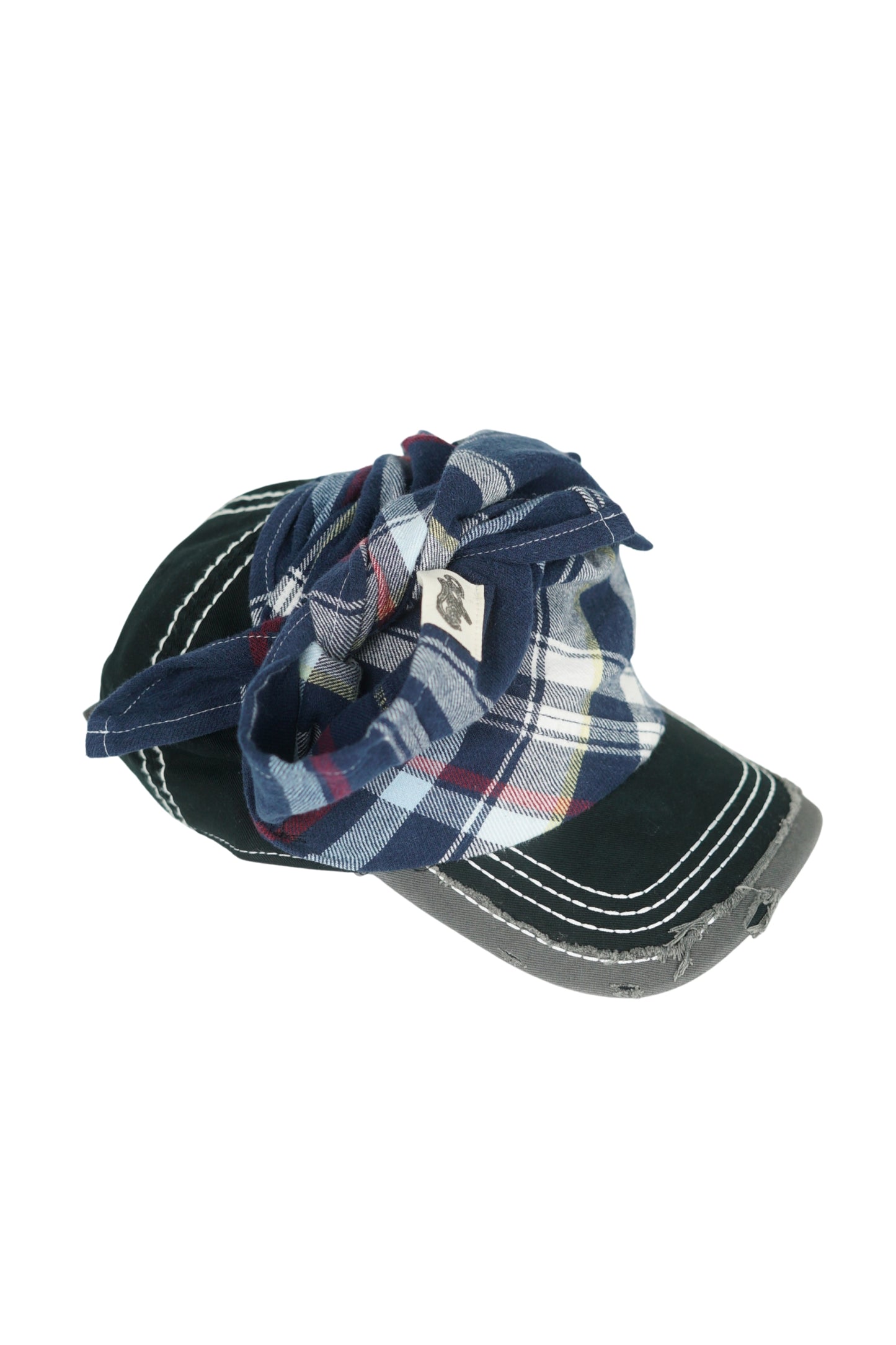 Tartan Knotted Cap
