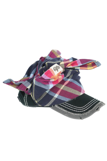 Tartan Knotted Cap