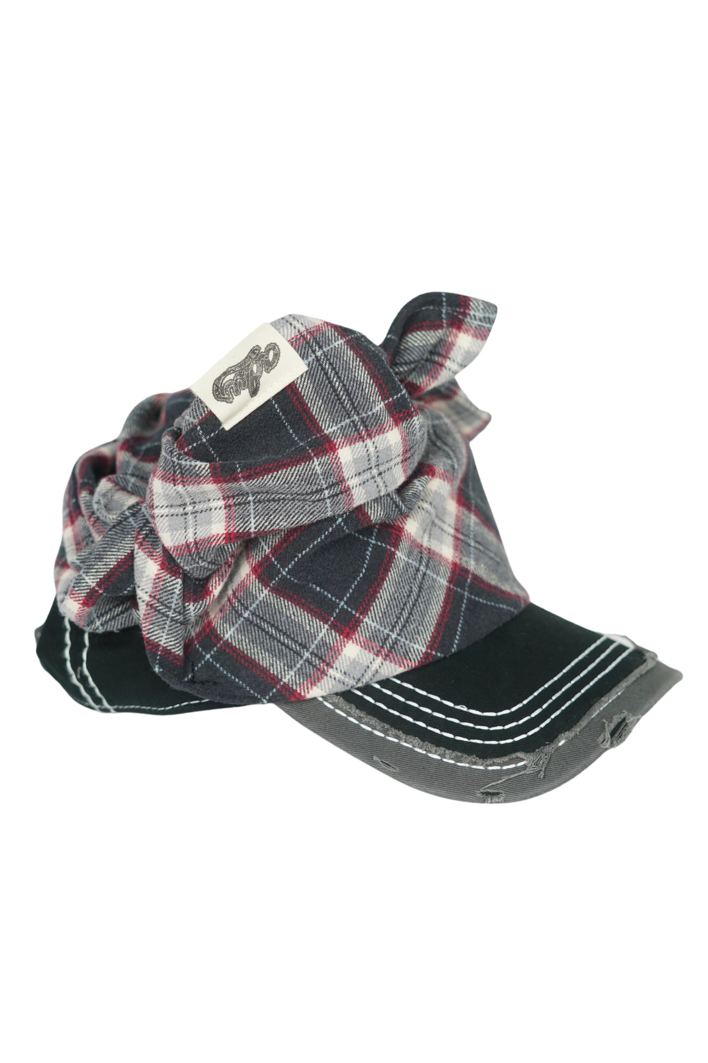 Tartan Knotted Cap