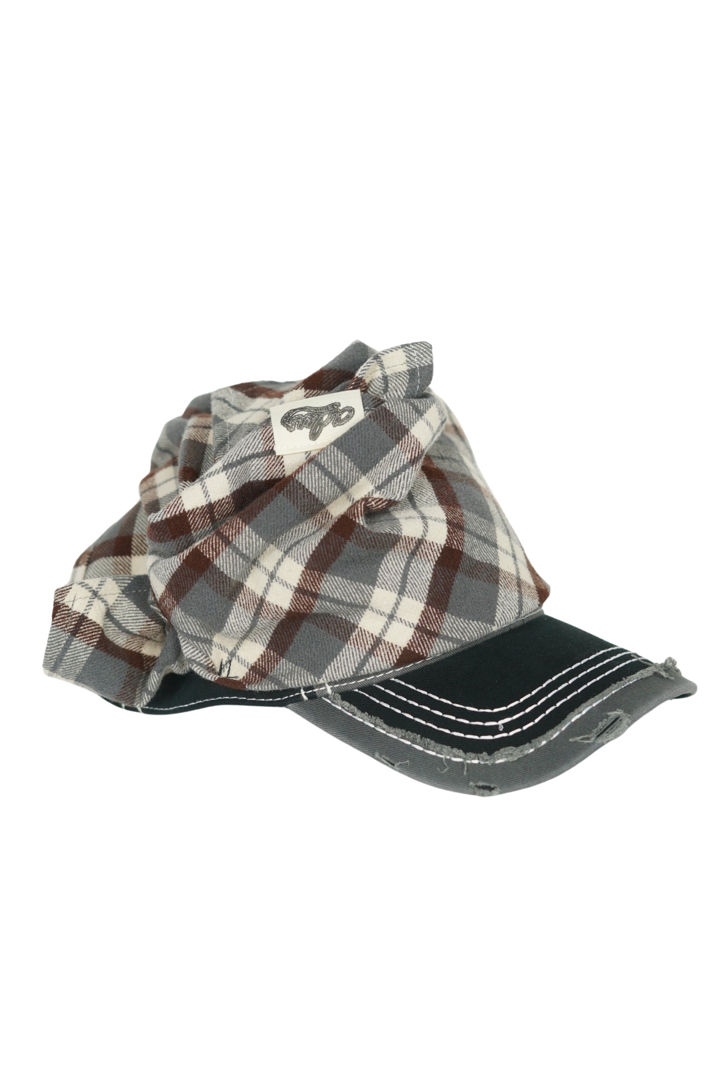 Tartan Knotted Cap