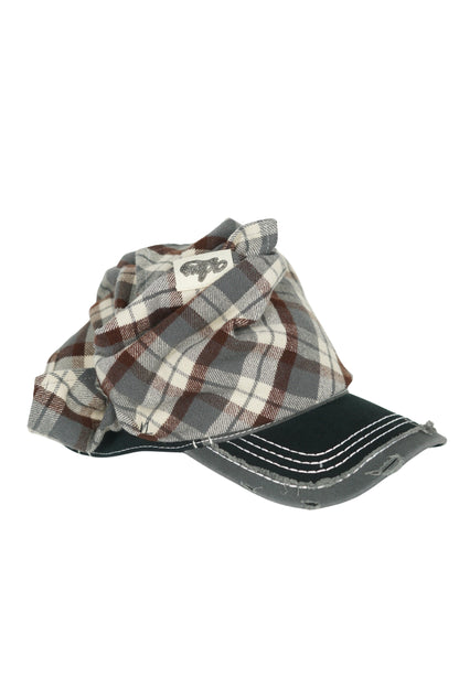 Tartan Knotted Cap
